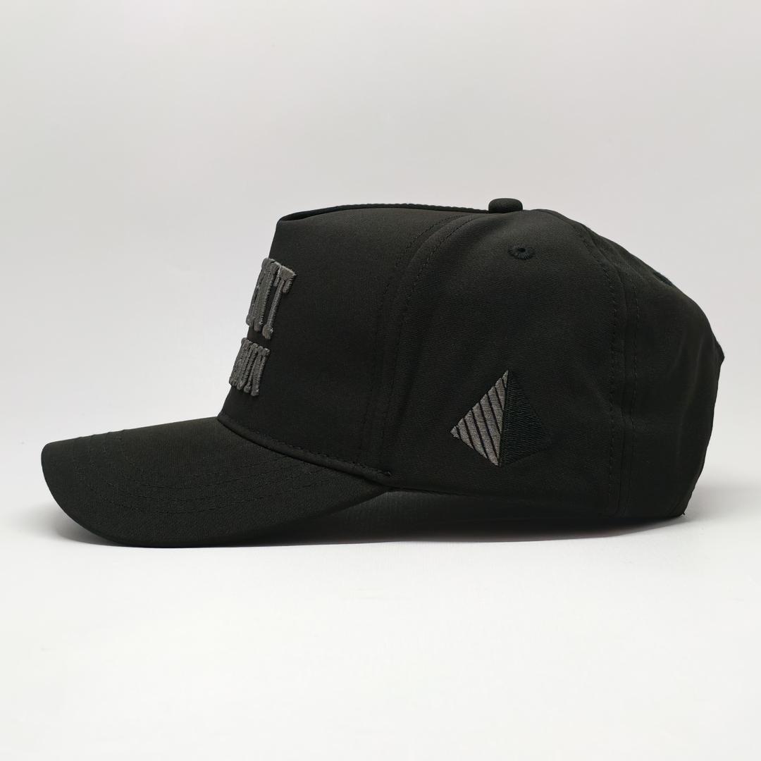 Black on Black Embroidered Hat