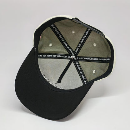 Black Baseball Cap with Rubber Patch
