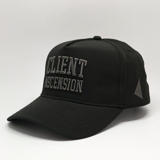 Black on Black Embroidered Hat
