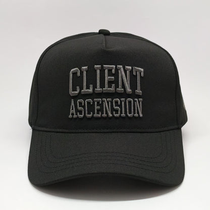 Black on Black Embroidered Hat