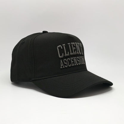 Black on Black Embroidered Hat